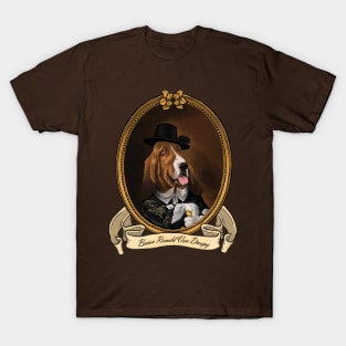 Renaissance Dog - Baron Ronald Von Droopy T-Shirt